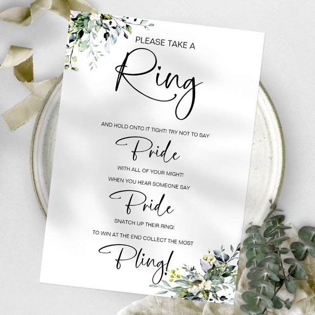 Invitation Jeu de Baby Shower 'Ne dites pas Mariée' (Créateur téléchargé)