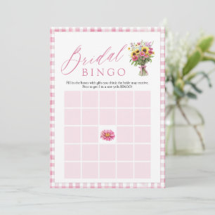 Invitation Jeu de bingo pour enterrement de vie de jeune fill