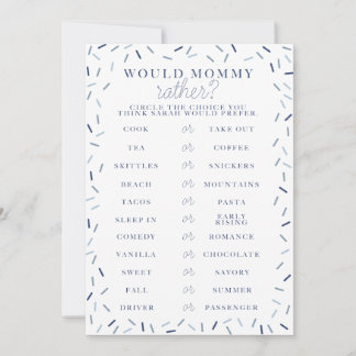 Invitation Jeu de douche à jet de bébé