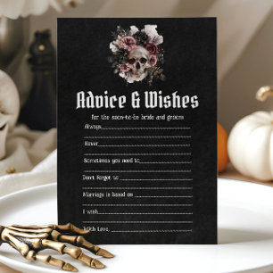 Invitation Jeu de fiançailles : Conseils et vœux d'Halloween