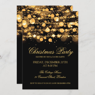 Invitation Jeu de Noël de la compagnie Gold String