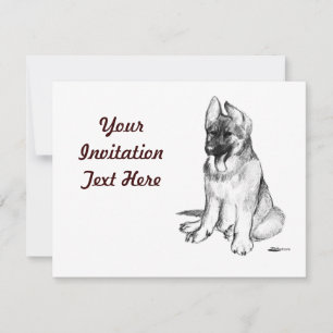 Invitation Jeune Berger Allemand