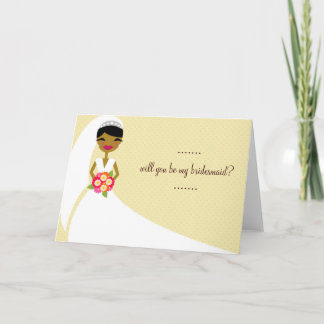 Invitation JEUNE MARIÉE de 311 UPDO vous serez ma demoiselle