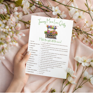 Invitation Jeux de Baby Shower : Elle n'est plus sur le march