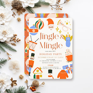 Invitation Jingle & Mingle Mingle Jours fériés