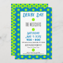 Jockey Dots en soie Vert et Bleu Derby