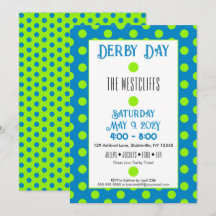 Jockey Soies Points Verts et Bleus Derby