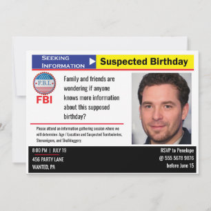 Invitation Joe Biden Anniversaire Bash : Infos Suspect Recher