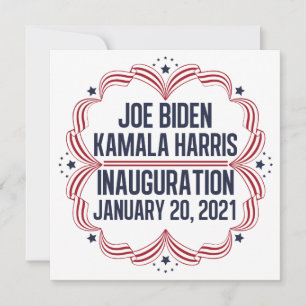Invitation Joe Biden Kamala Harris Investiture 2021