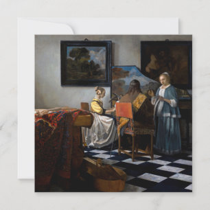 Invitation Johannes Vermeer - Le Concert