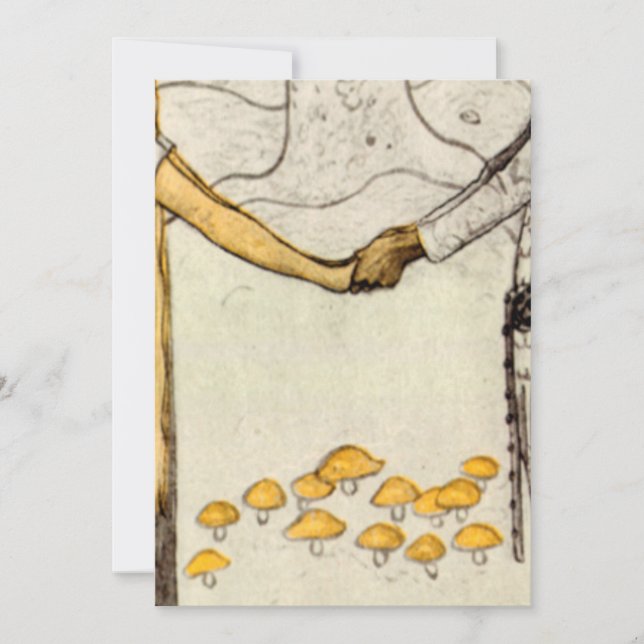 Invitation John Bauer Prince sans ombre 1910 (Devant)