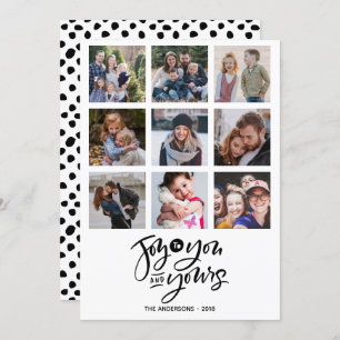 Invitation Joie à toi   9 photo Instagram de Noël