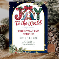 Joie au monde Service religieux de Noël de l'églis