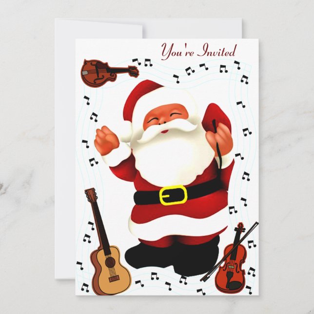 Invitation Joie de Noël_ (Devant)