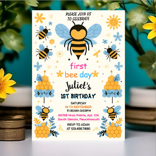 Invitation joie printemps marguerite Jaune premier jour d'abe