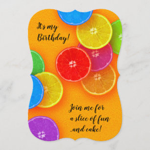 Invitation Joignez-moi pour une tranche d'amusement et