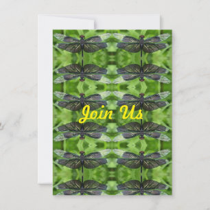 Invitation Joignez-vous à nous libellules