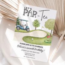 Joli Anniversaire de golf Par-Tee, tout âge