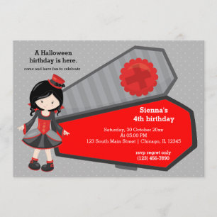 Invitation Joli anniversaire de vampire