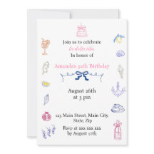Joli Anniversaire Minimaliste Italien