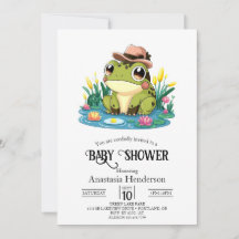 Joli Baby shower de grenouille
