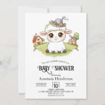 Joli Baby shower de mouton mystique