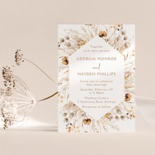 Invitation Joli Boho All Seasons Mariage de luxe