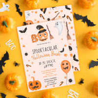 Joli citrouille Boo Halloween bash rose