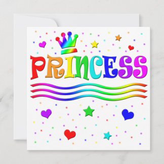 Invitation Joli clip art de dessin animé Couronne de princess