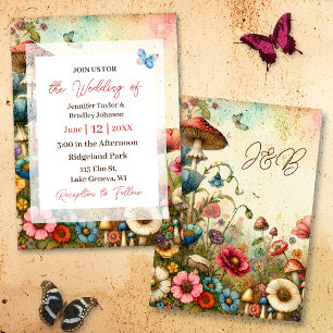 Invitation Joli Cottage Coeur Vintage Mariage