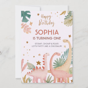 Invitation Joli Dino Rose