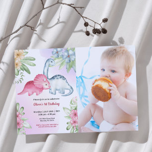 Invitation Joli Drôle   Photo d'anniversaire d'enfant