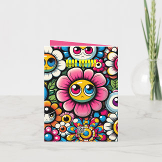 Invitation joli floralwith japonaise visage petite douche