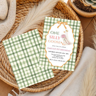 Invitation joli fou d'oie ,Un Fou D'oie 1ère Fête