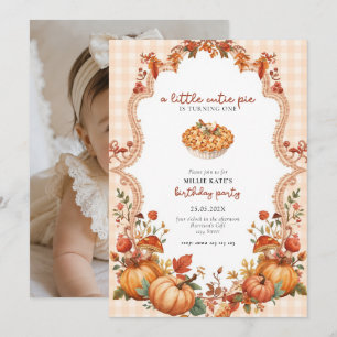 Invitation Joli Gâteau Doux Premier Anniversaire