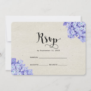 Invitation Joli Mariage Floral Rustique Rsvp