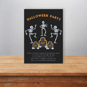 Invitation Joli skellington halloween