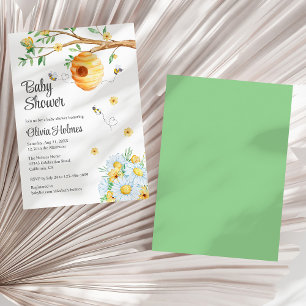 Invitation Jolie abeille au miel et Baby shower de Chamomille