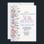 Invitation Jolie aquarelle Floral 30e anniversaire<br><div class="desc">Jolie Aquarelle Florale 30e Anniversaire Invitation Pour Femmes. Il Est Facile De Changer L'Exemple De Texte En Vous Propre En Cliquant Sur Personnaliser. Cliquez Sur Personnaliser/Modifier Avec L'Outil De Conception Pour Modifier Le Type De Police, La Couleur De Police, La Taille De Police Ou Pour Ajouter/Supprimer/Modifier Le Texte Ou Les...</div>