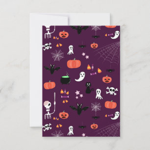 Invitation Jolie Art Halloween Effrayant