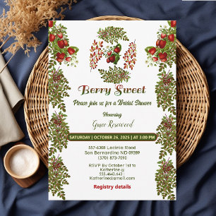 Invitation Jolie automne feuillage automne Berry Fête des mar