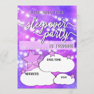 Invitation Jolie fête d'anniversaire