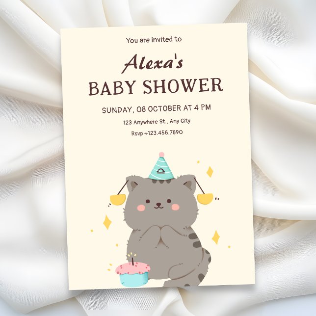 Invitation Jolie fête de bébé (Créateur téléchargé)