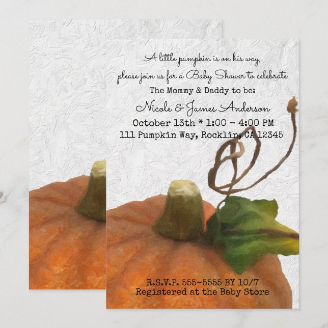 Invitation Jolie Fête de Naissance de la Princesse du Livre p (Devant / Derrière)