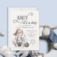 Jolie Fête de Naissance Pirate C'est un Garçon