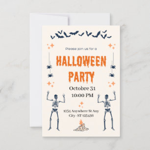 Invitation Jolie fête d'Halloween