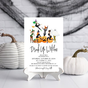 Invitation Jolie fête d'Halloween pour adultes