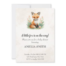 Jolie Lapin Aquarelle Animaux de la Forêt Baby Sho