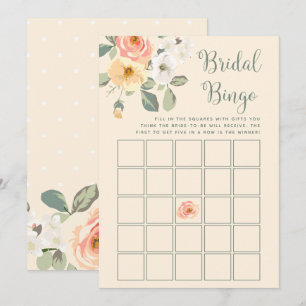 Invitation Jolie Pêche Florale   Fête des mariées Jeu de Bing