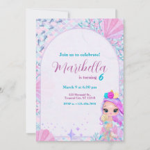 Jolie petite fête d'anniversaire de la Petite Sirè